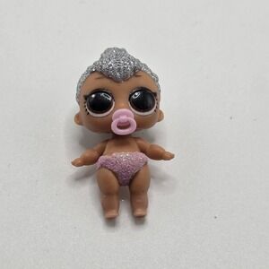 LOL Surprise LIL KITTY QUEEN Lil Sisters Color Change‎ Doll Mini Glitter 2" Tall